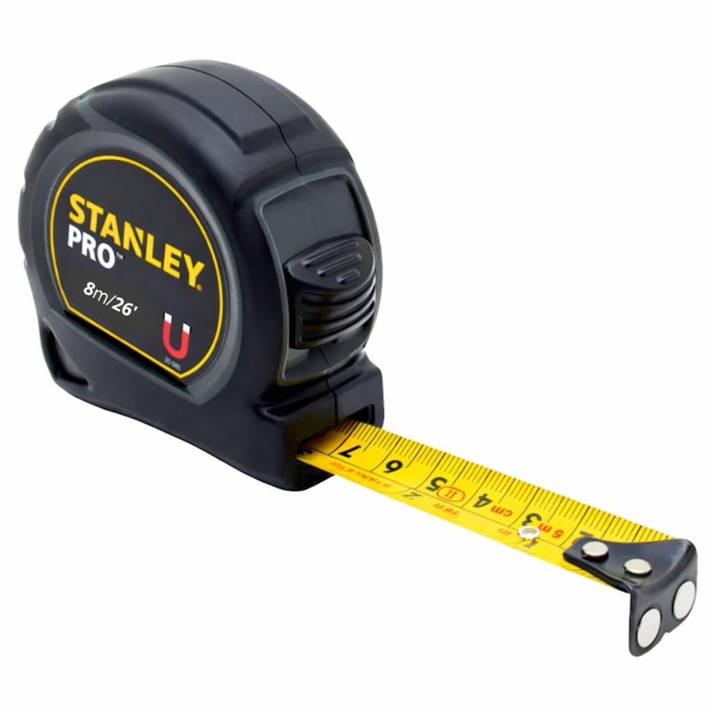 Cinta Metrica Wincha Stanley Pro 8 Metros Magnetica Profesional Cinta Metrica Wincha Stanley Pro 8 Metros Magnetica Profesional