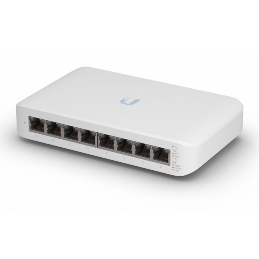 Conmutador Ubiquiti UniFi Switch Lite USW-Lite-8-POE Gestionado 8 puertos PoE+