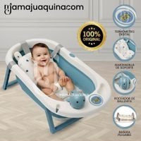 Bañera Plegable para Bebés DOUX WHALL Edición Limitada Blue