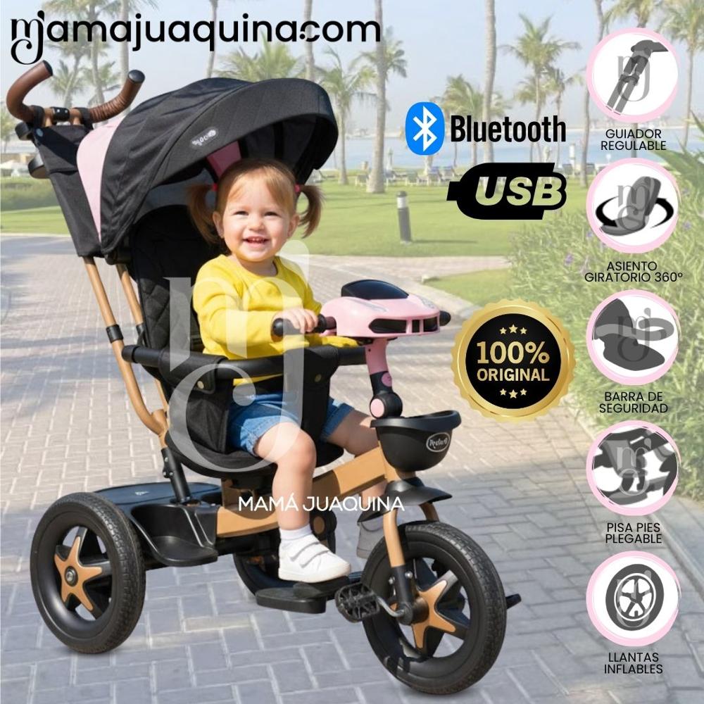 Triciclo Guiador TRIKE BIKE Pink