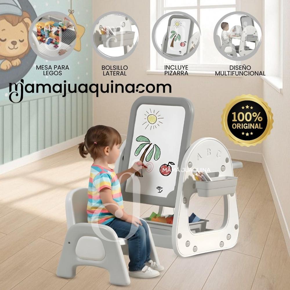 Mesa De Dibujo y Actividades Para Niños CREATIKID Edición Exclusiva Gray