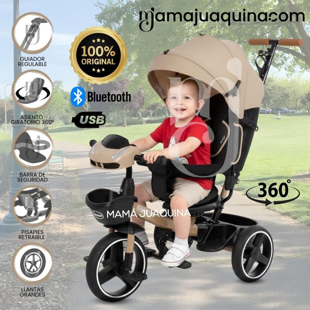 Triciclo Guiador para Niños LIGEND SUPRA Edición Limitada Beige