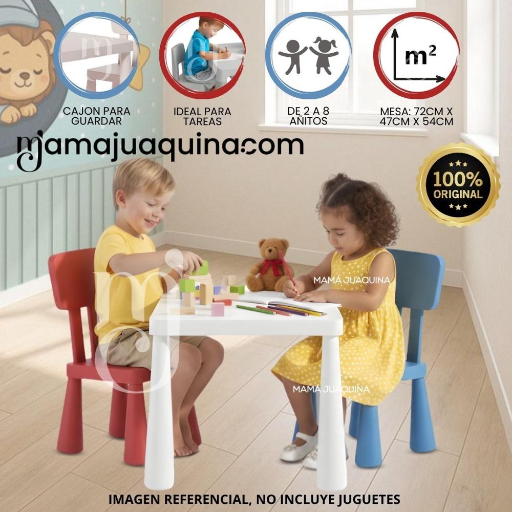 Mesa De Estudio Para Niños PLAY WORK Edición Limitada Color Tri