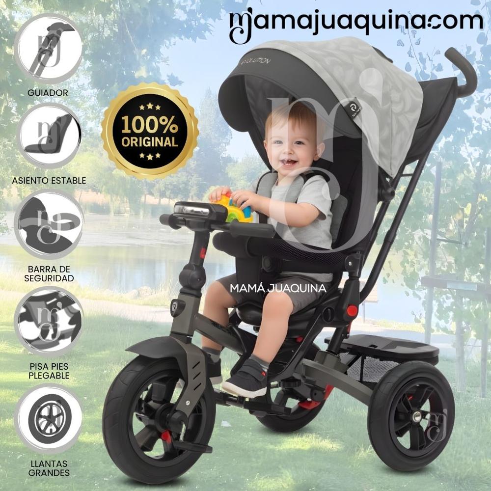 Triciclo Guiador para Niños EVOLUTION Edición Limitada Gray