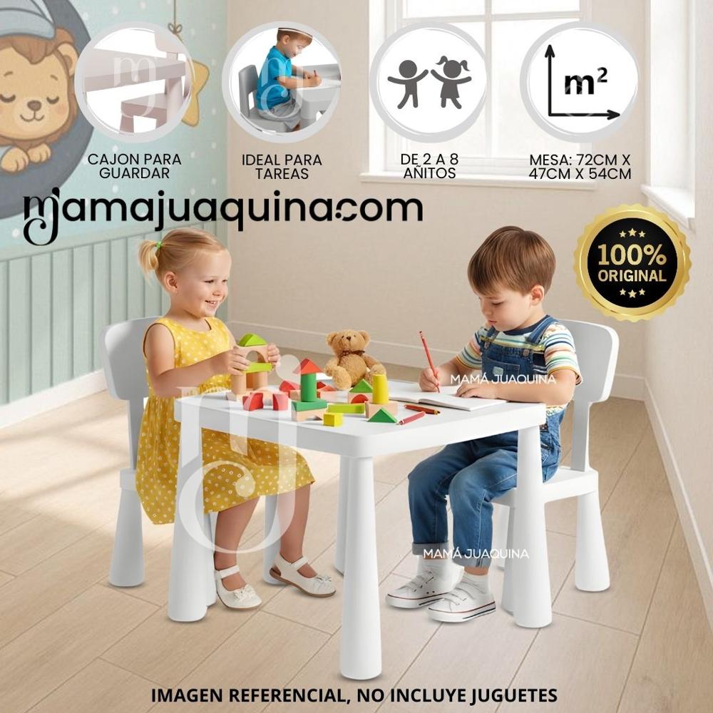 Mesa De Estudio Para Niños PLAY WORK Edición Limitada White