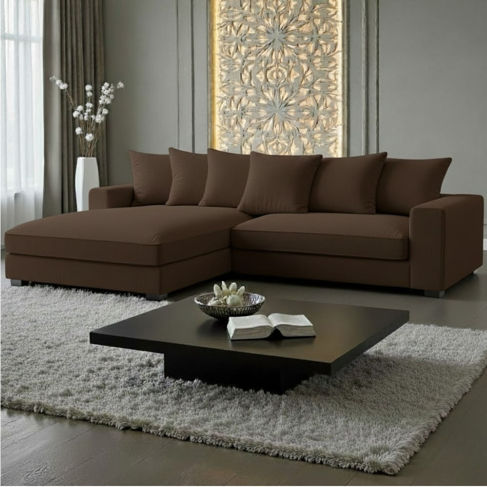 Seccional Wasi Chocolate Patas de Madera