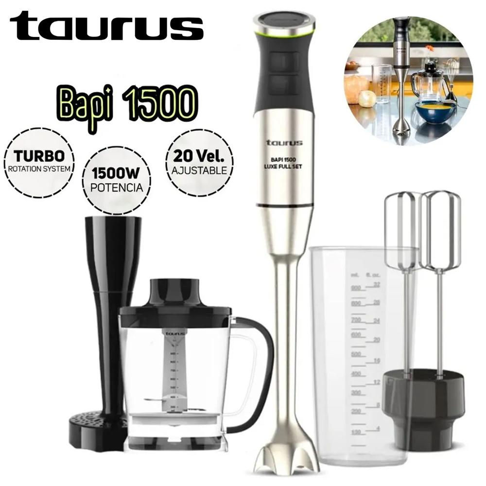 Batidora de Inmersion Taurus Bapi 1500 Luxe Full Set