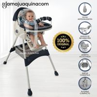 Silla de Comer Didactico ARIS con juguete Dark Blue