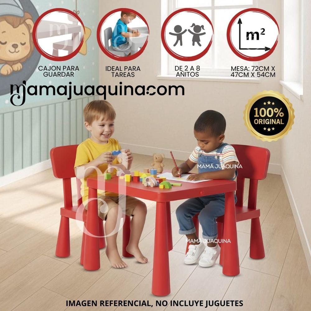 Mesa De Estudio Para Niños PLAY WORK Edición Limitada Red