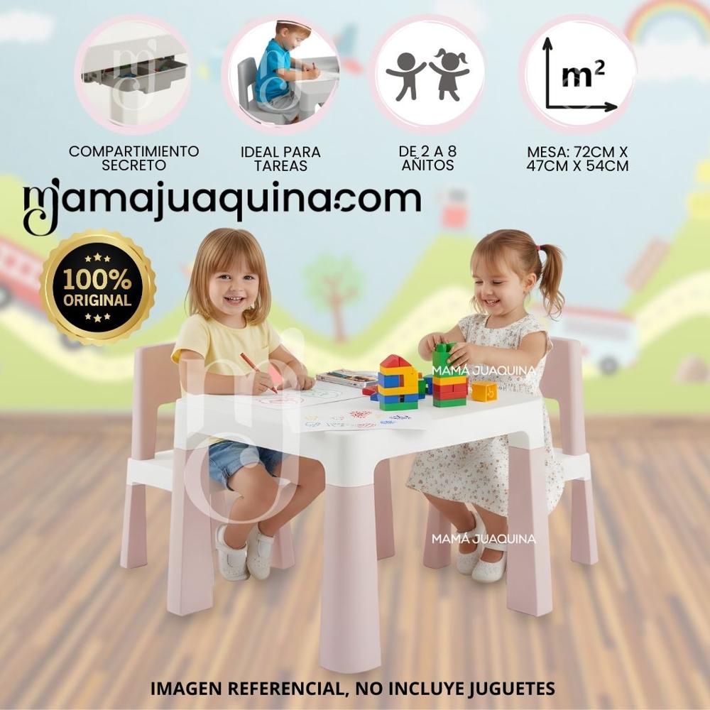 Mesa De Juegos Para Niños EDU PLAY Colección Exclusiva Pink