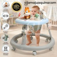 Andador con Tablero Didáctico NUTTY II Edición Especial Gray-Light Blue