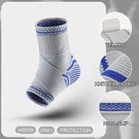 Tobillera Ortopédica ProFit con Elástico -  Gris Talla XL