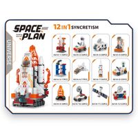 Bloques de Construcción Space Plan Set 12 un.