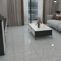 Piso Porcelanato Marmolizado Gris Seda 60x60cm 1.44m2 Orange