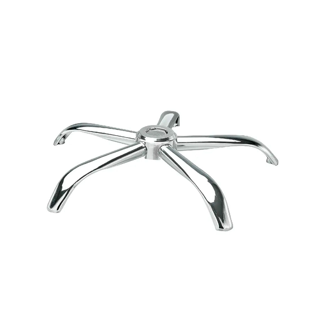 Base Aspa Araña De Silla Giratoria Cromada 60 Cm Althea Confort