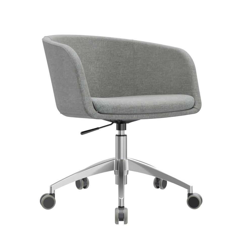 Poltrona Giratoria Boom Gris PN Ofideas