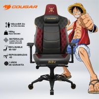 SILLA GAMER COUGAR ARMOR EVO EDITION LUFFY ONE PIECE ALMOHADA MAGNETICA RECLINA 180