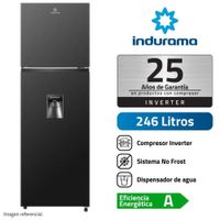 Refrigeradora Indurama Ri-389DNI No Frost 246 L Negro