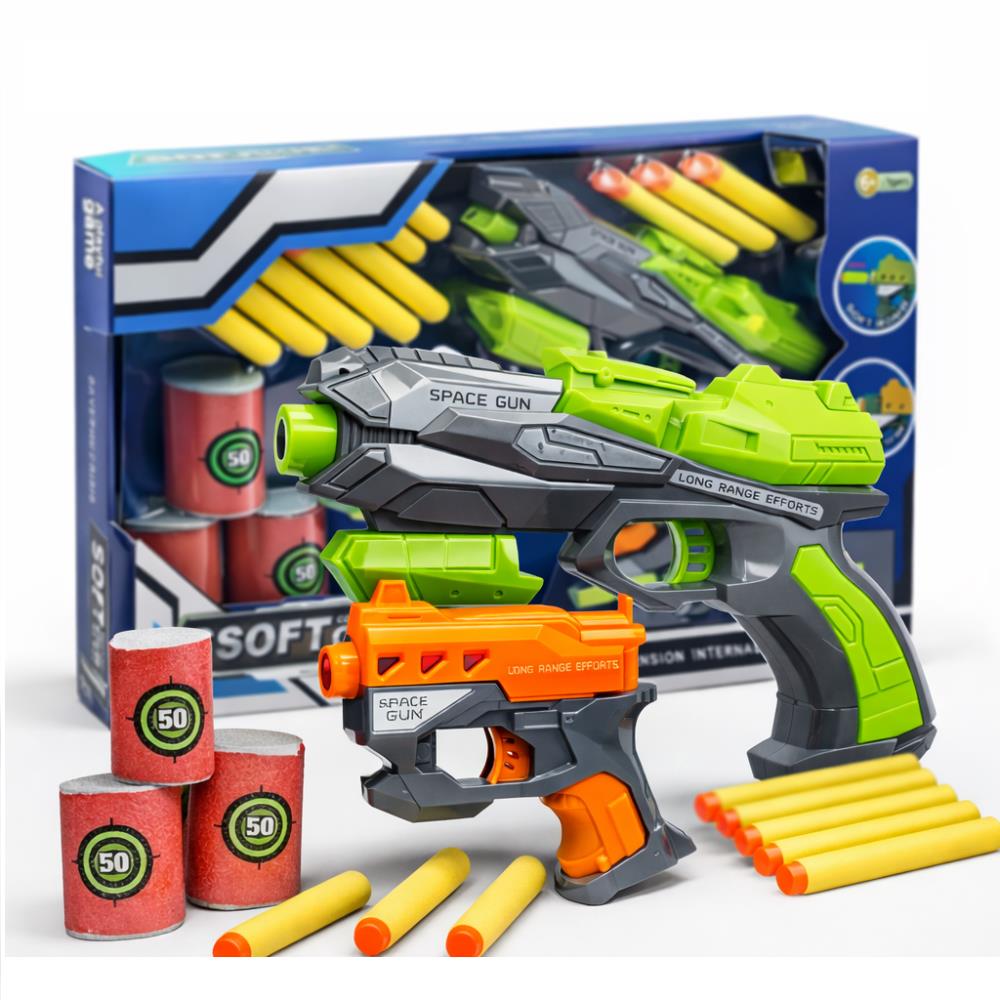 Lanzador de Dardos con Objetivo Tumbalatas SET X2