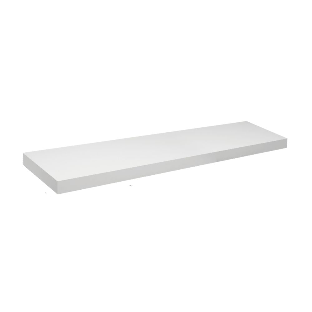 Repisa Nueva Flutua 3.4x20x100cm Madera/MDP Blanco Prat-K
