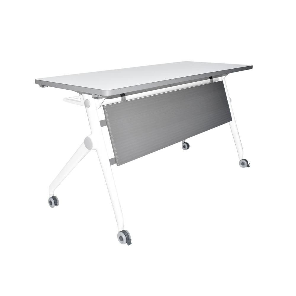 Escritorio Abatible Clip Blanco y Gris PN Ofideas