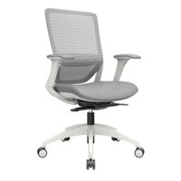 Silla Ergonómica Loop Gerente 4D Nylon Gris PN Ofideas