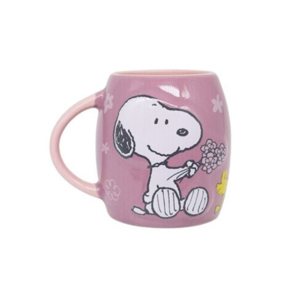 Mug Taza Snoopy Peanuts 400 ml Lila