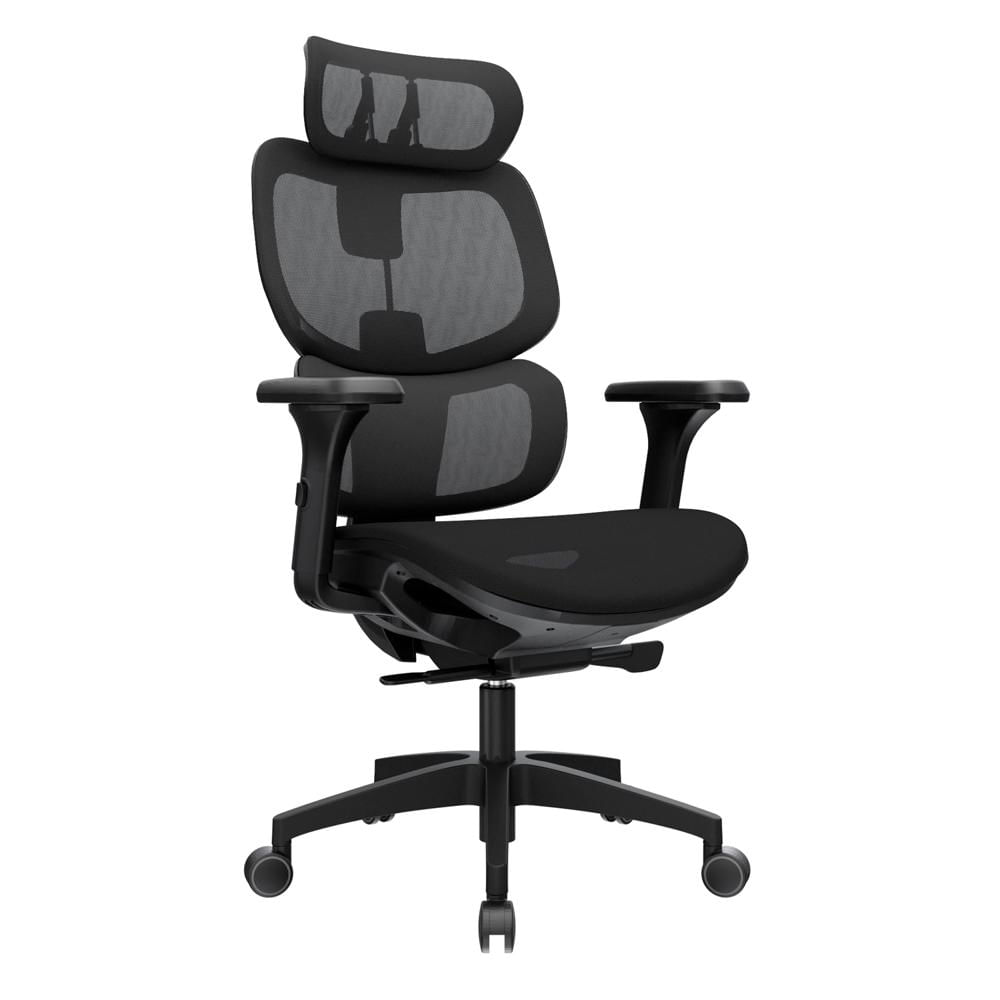 Silla Ergonómica Sam Presidente Nylon Negro PN Ofideas