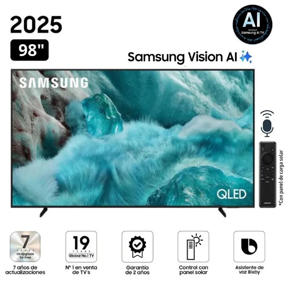 Televisor Samsung QLED 98 Visión AI Smart TV QN98Q7F - Nuevo 2025