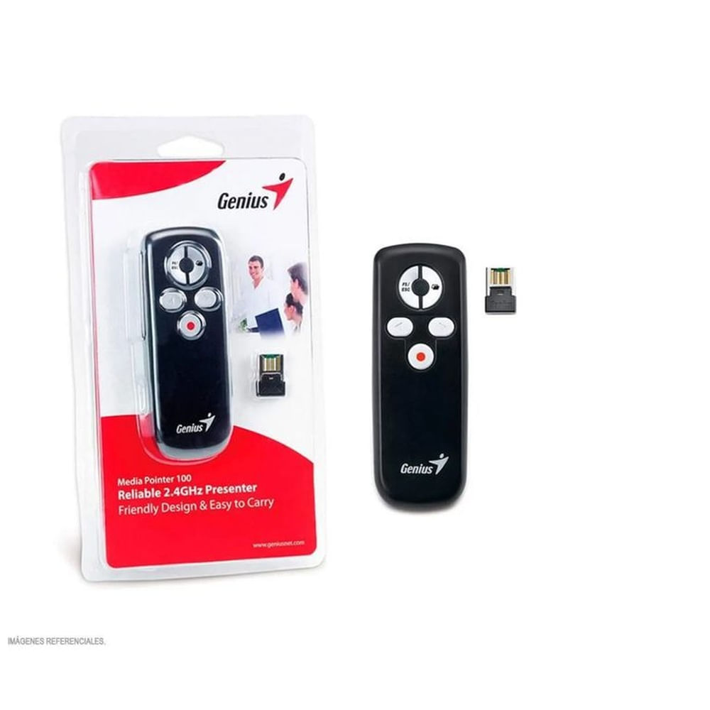 Puntero Laser Presentador Exposiciones Genius Pointer 100
