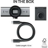 Logitech MX Brio Ultra HD 4K Streaming cámara Web - Grafito