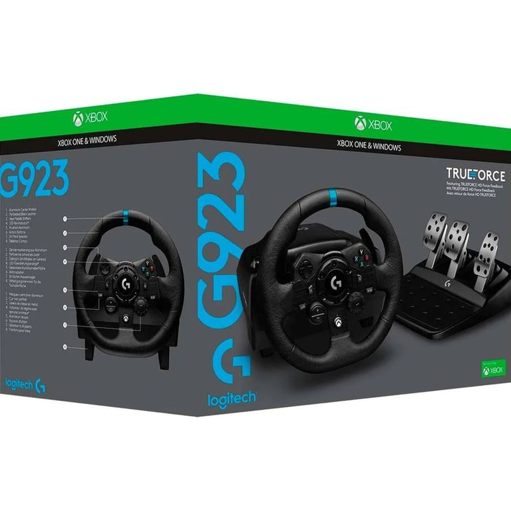 Timón Logitech G923 Racing Wheel con Pedales Force Feedback PS PC/Xbox