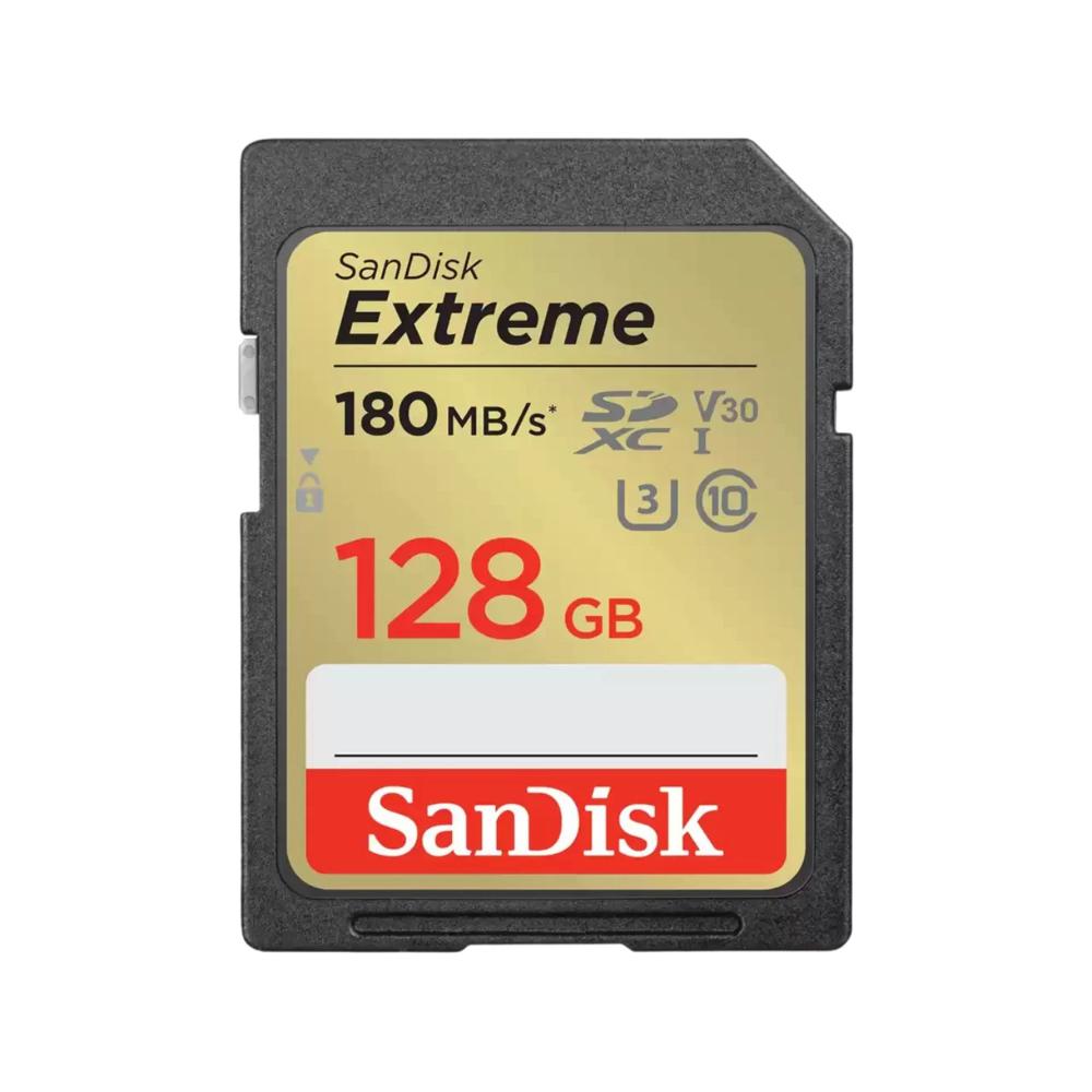 Memoria SD Sandisk Extreme 180mbs 128gb