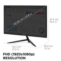 Monitor Gamer Viewsonic Vx2428A 24 Full Hd Ips 180Hz 05Ms - Freesync HdmiDisplayport