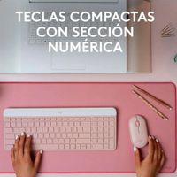 COMBO LOGITECH SLIM MK470 ROSADO