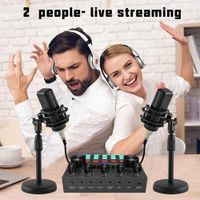 Interfaz de Audio V8S Externa Ideal Grabación y Streaming en Vivo