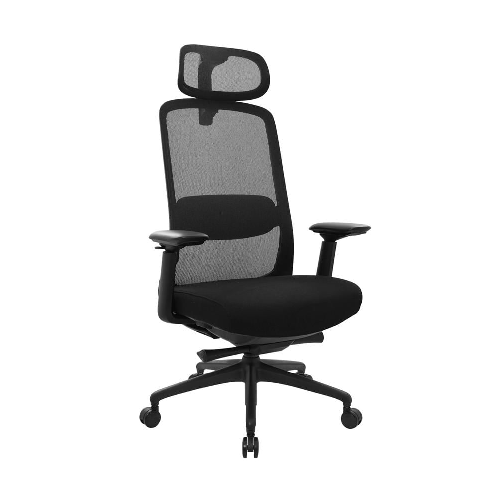 Silla Ergonómica One Presidente Nylon Negro Ofideas