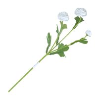 Planta Artificial Peonia Blanca 42cm Orange
