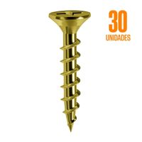 Tornillo Phillips C.bugle Crom 3.5x25mm x 30 unidades Global Trader