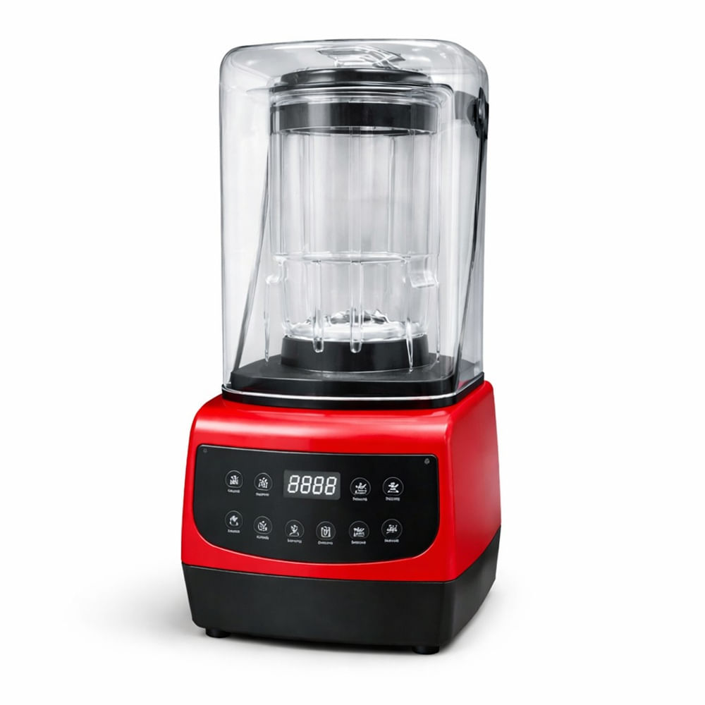Licuadora Profesional Anti Ruido Vaso Vidrio 2L 1350W Digital