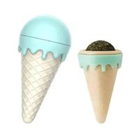 Juguete Catnip Caramelo Duro Para Gatos Helado Verde