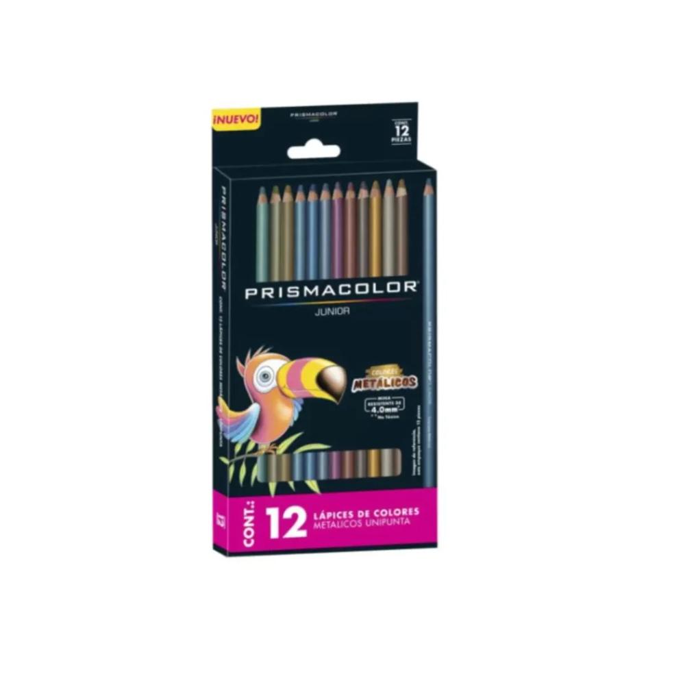Prismacolor Junior 12Ct Lápices de Colores Metálicos
