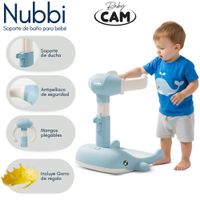 Soporte de Baños para Bebés NUBBI Delfin Blue