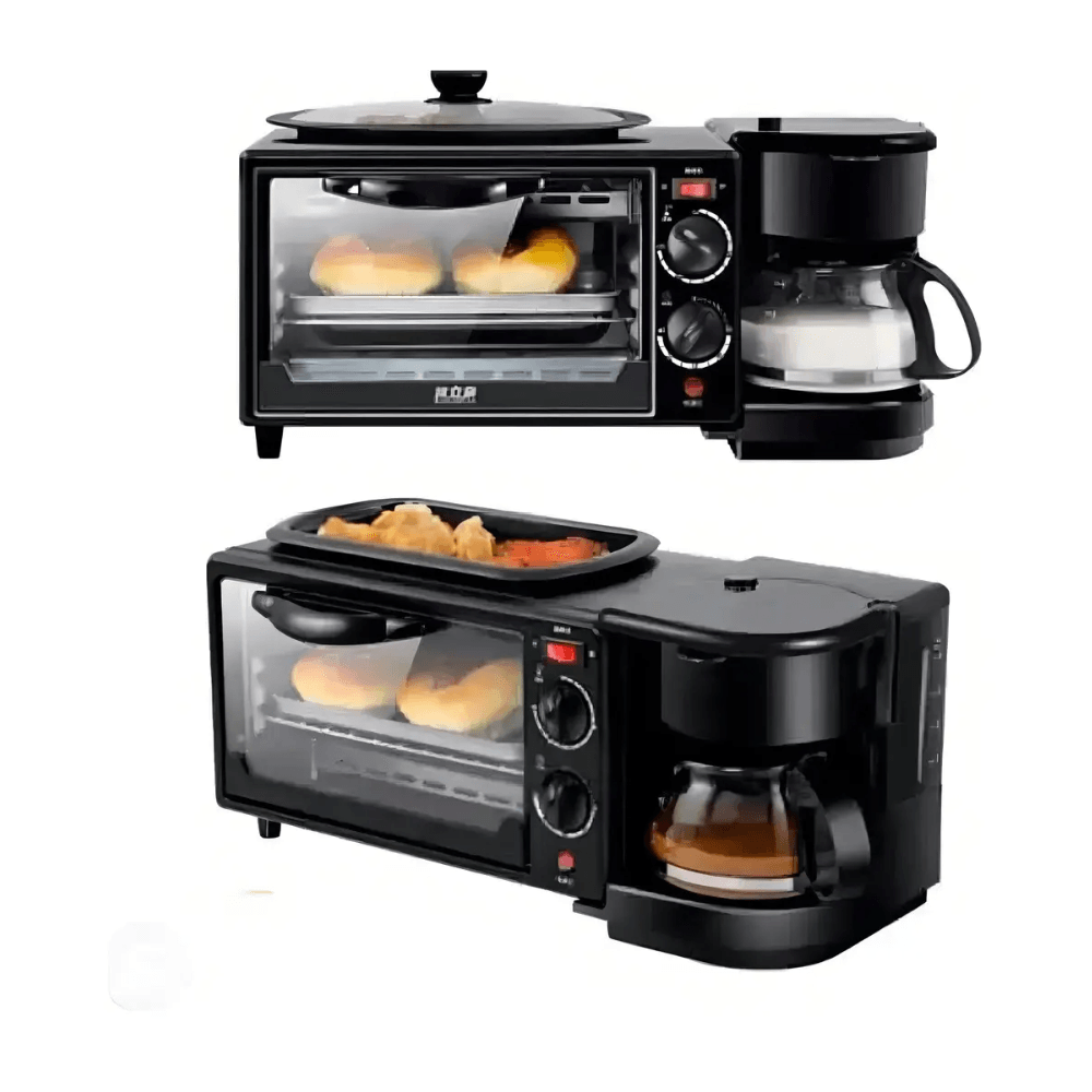 Horno Eléctrico 3 En 1 Cafetera Tostador Horno