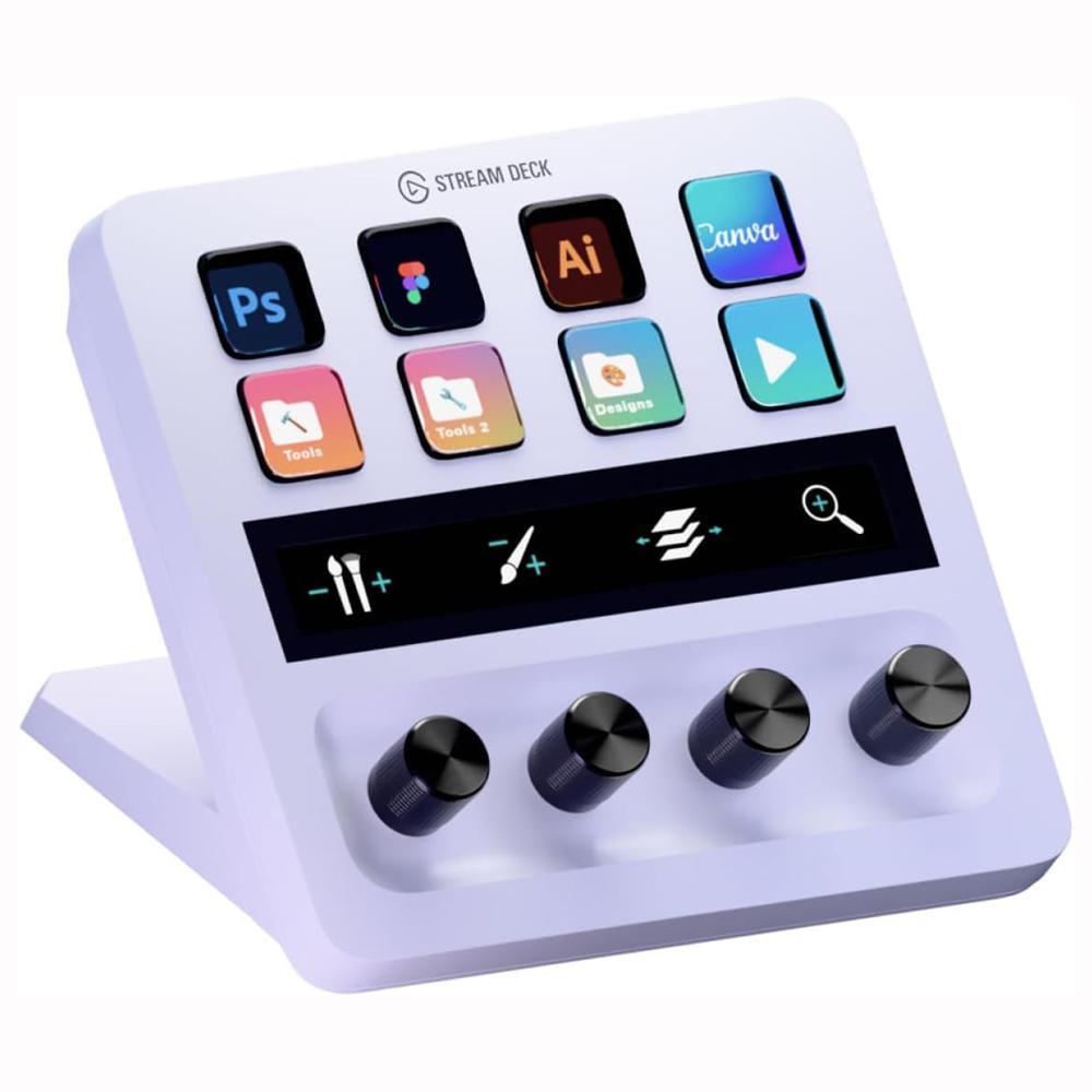 Controlador de Estudio Elgato Stream Deck Plus - White