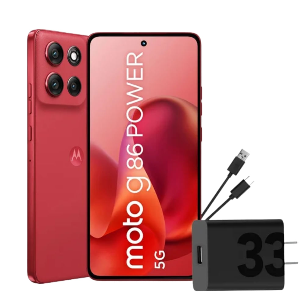 Smartphone Motorola Moto G86 5g 256gb 8gb Cereza