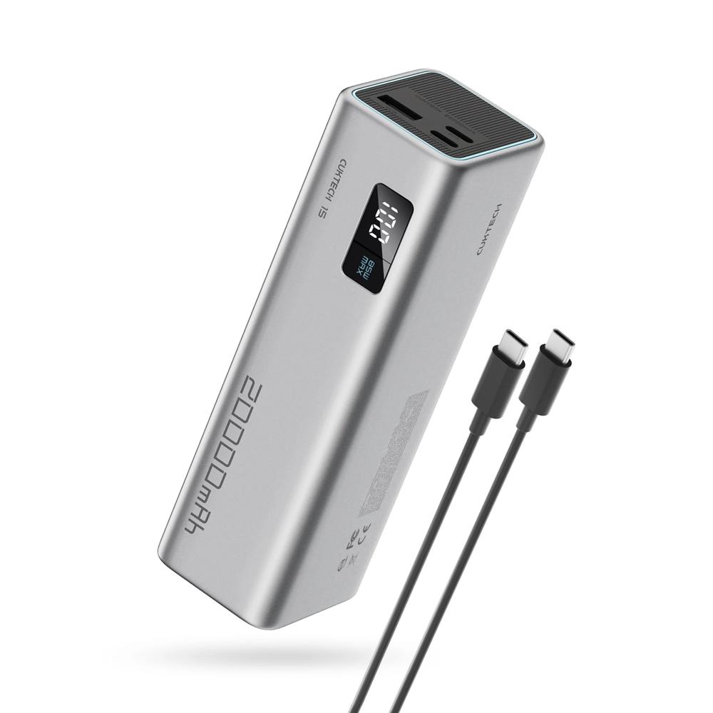 Cargador Portatil CUKTECH 20000mAh Carga Rápida 85W