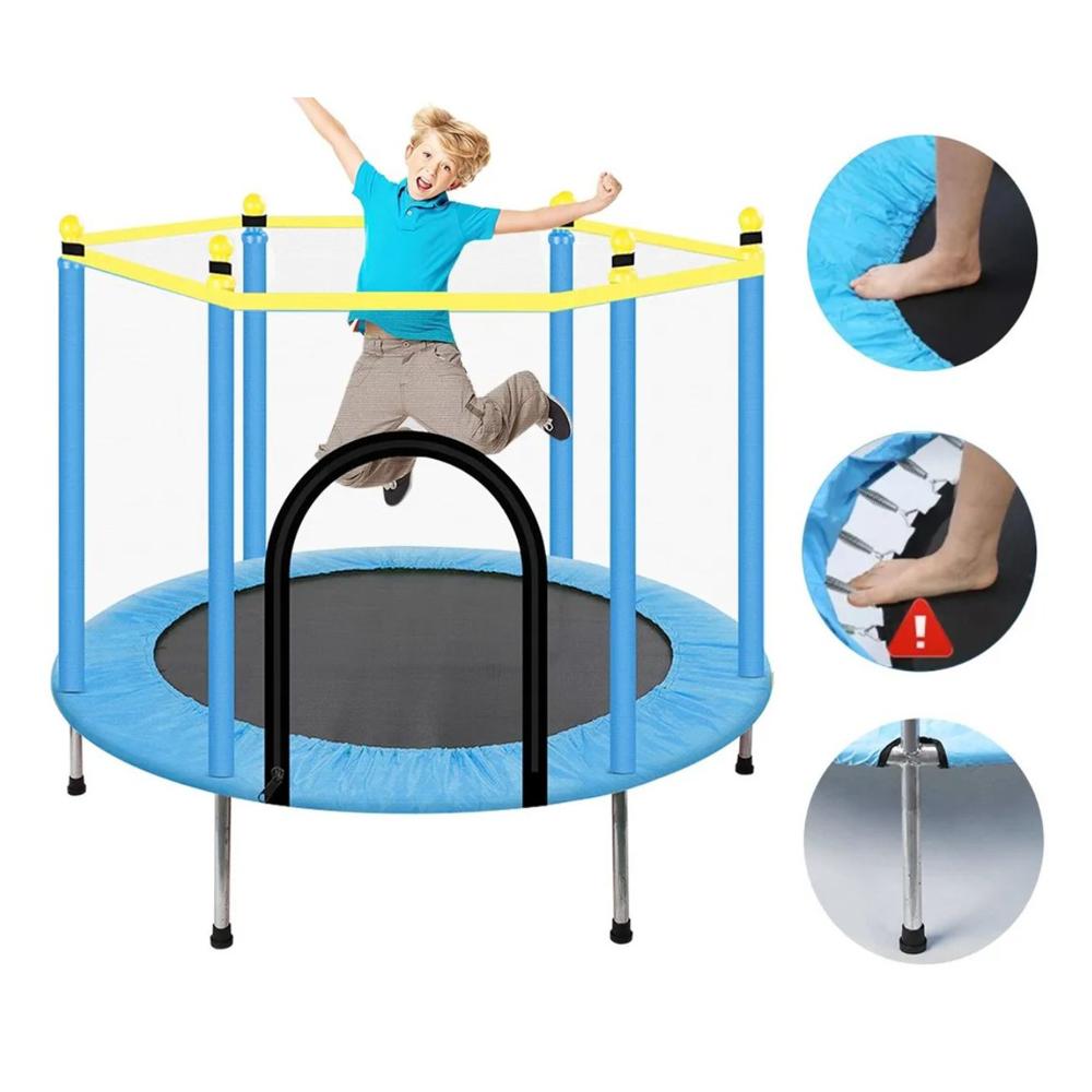 Cama Saltarina Trampolin 1.4 M Celeste