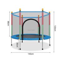 Cama Saltarina Trampolin 1.4 M Base Azul