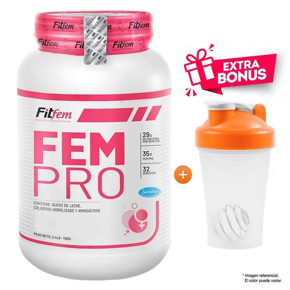 Proteína FEM PRO 1100GR FITFEM CHOCOLATE Proteína FEM PRO 1100GR FITFEM CHOCOLATE